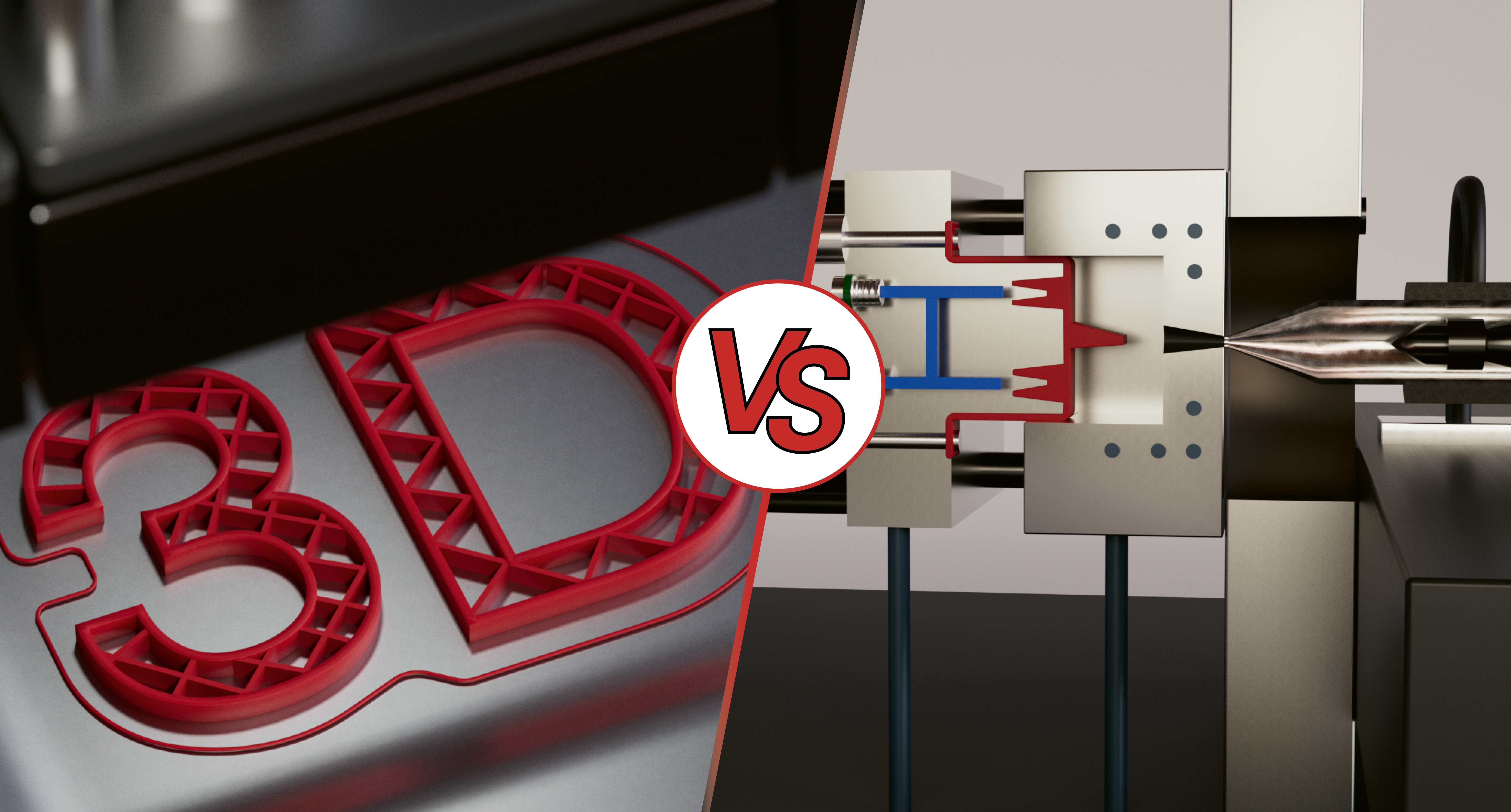 3D-Druck oder Spritzguss? Der Vergleich für die Industrie